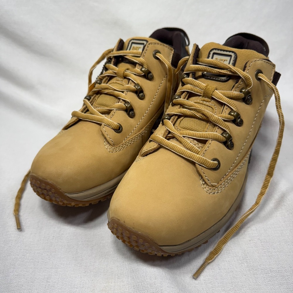 NEW Caterpillar Men's 10.5 M Lace-Up Work Hiking Boots Honey Utility DEADSTOCK